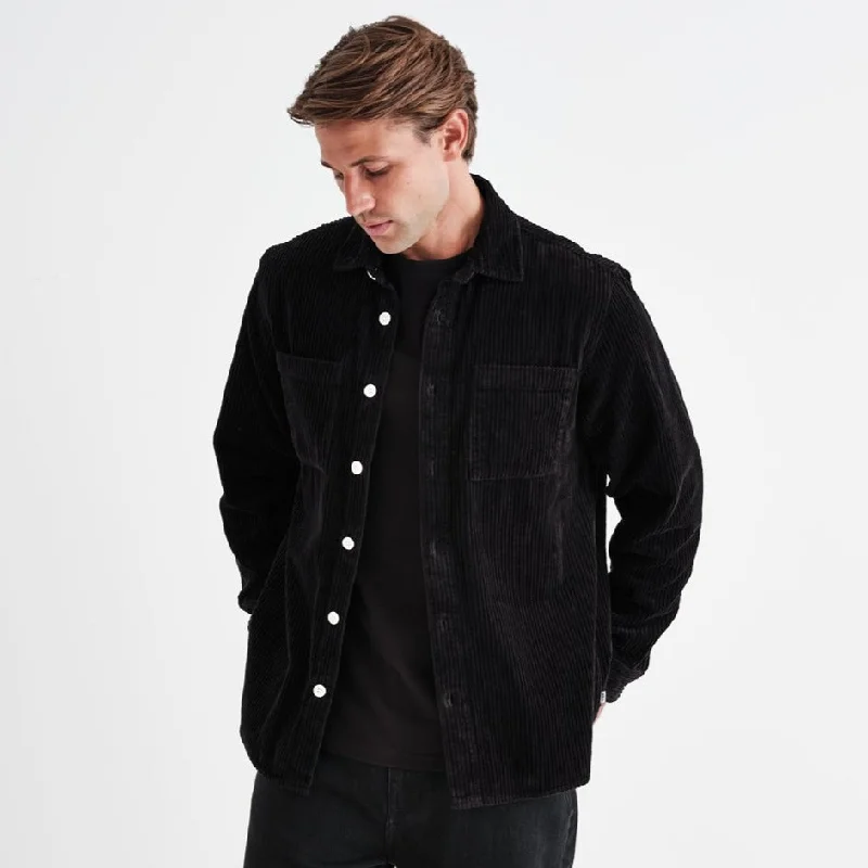 Whiting Overshirt Jumbo Corduroy (Black)