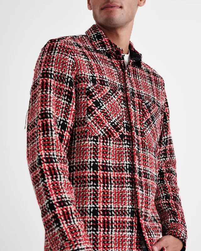 Whiting Overshirt LumberJack (Black + Red)