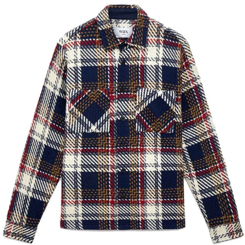 Whiting Overshirt Union Check (Navy Multi)