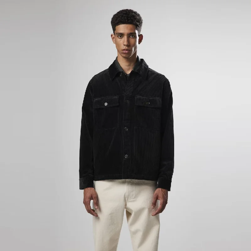 Wilas 1322 Cotton Corduroy Overshirt (Dark Army)