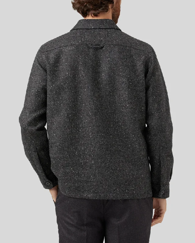 Wool Donegal Jacket (Grey)