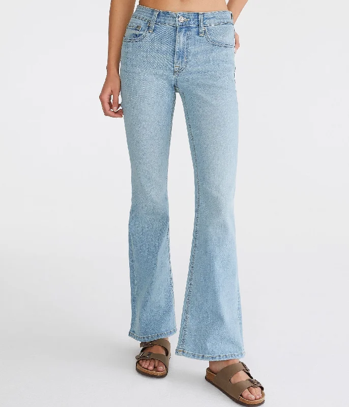 Aeropostale Flare Mid-Rise Jean