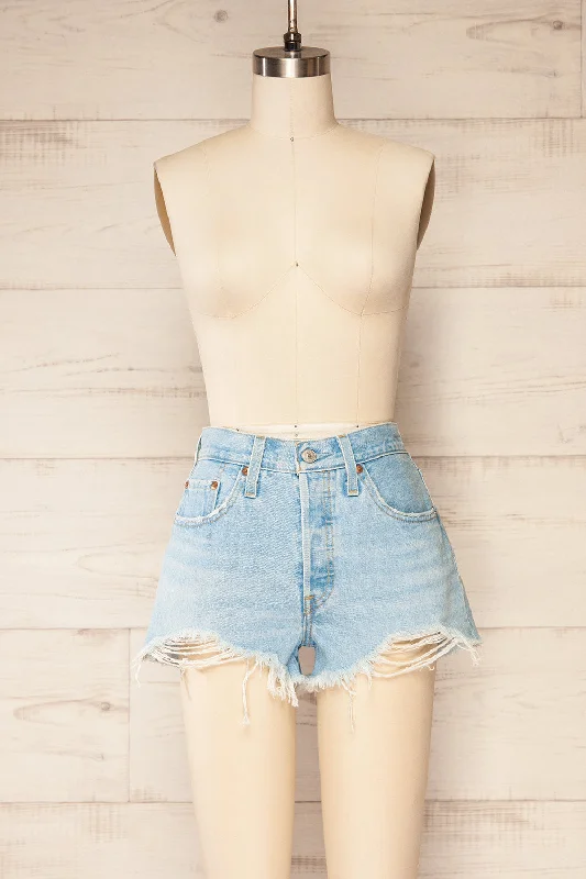 Avila | Distressed Denim Shorts