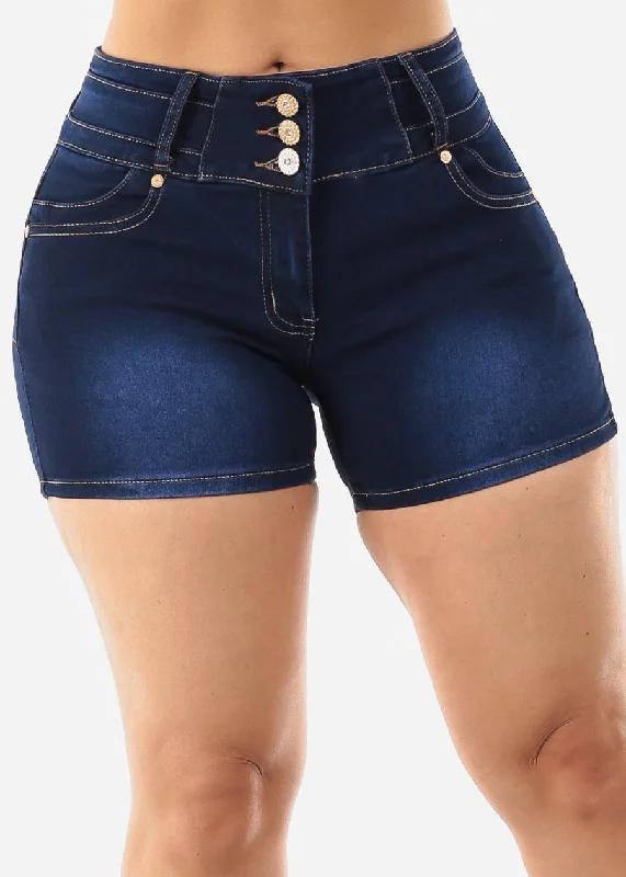 butt-lifting-mid-rise-dark-denim-shorts-ts1958dkblu