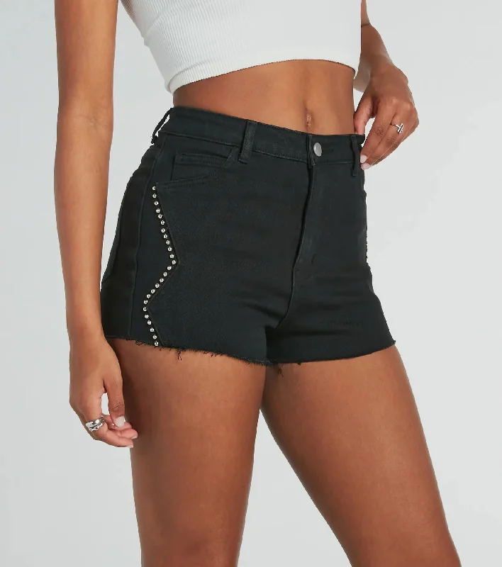 chic-edginess-high-rise-studded-denim-shorts-066030369001