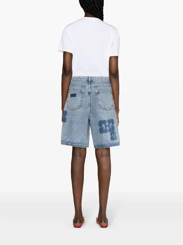 ganni-patch-denim-shorts-shorts-300038702blu