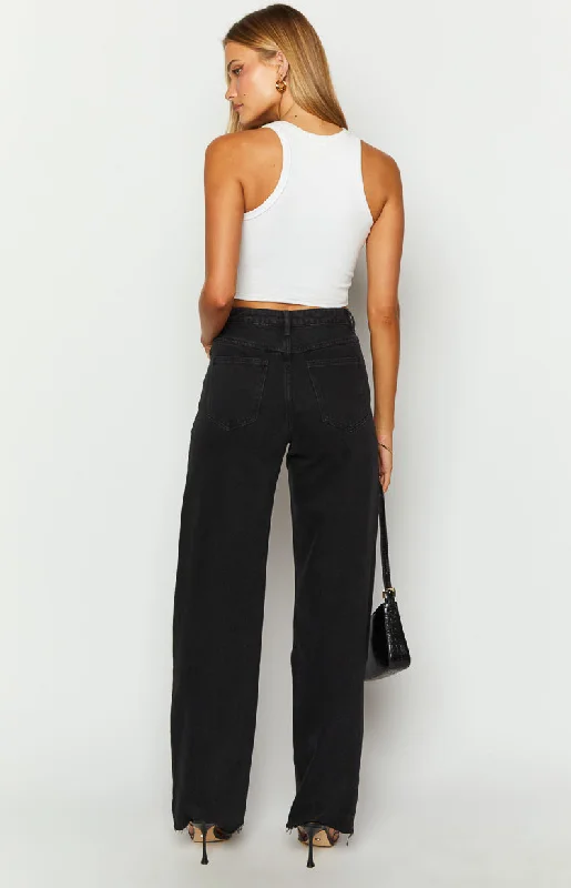 gem-diamante-trim-wide-leg-black-denim-jeans