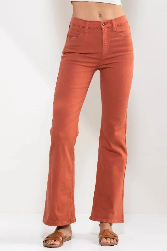 high-rise-solid-slim-bootcut-jeans-in-rust