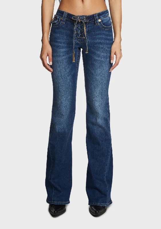 Joey Low Rise Flare Jeans