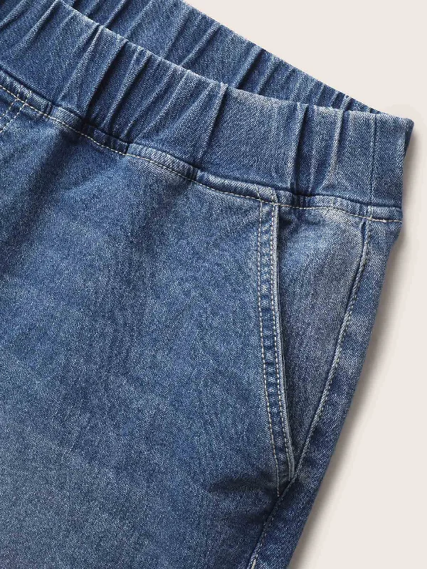 medium-wash-roll-hem-loose-denim-shorts