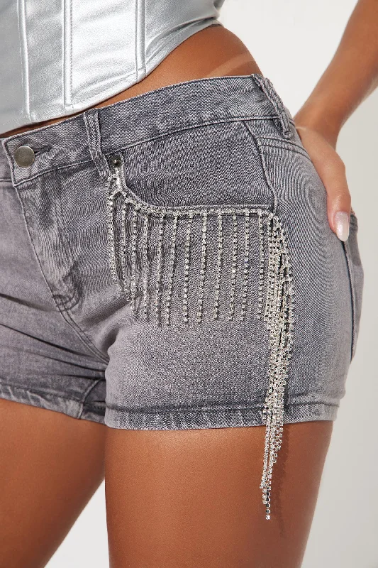 shes-a-treasure-stretch-embellished-denim-shorts-grey