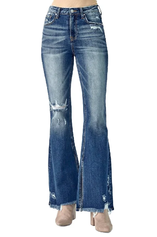 womens-flare-distressed-high-rise-slit-jeans-in-blue