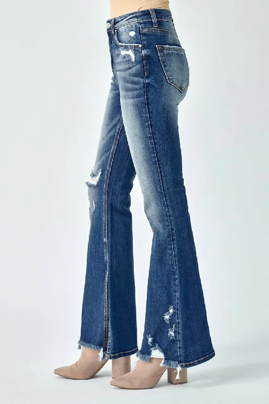 womens-flare-distressed-high-rise-slit-jeans-in-blue